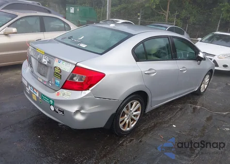 2012 Honda Civic Ex from USA, damaged, VIN 2HGFB2F86CH519407